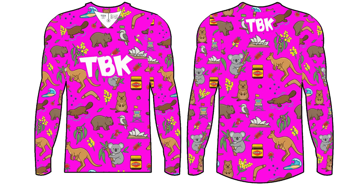 Pink Aussie Animal Jersey