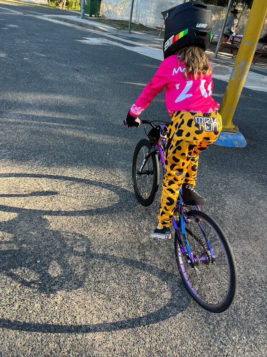 Animal Print Race Pants