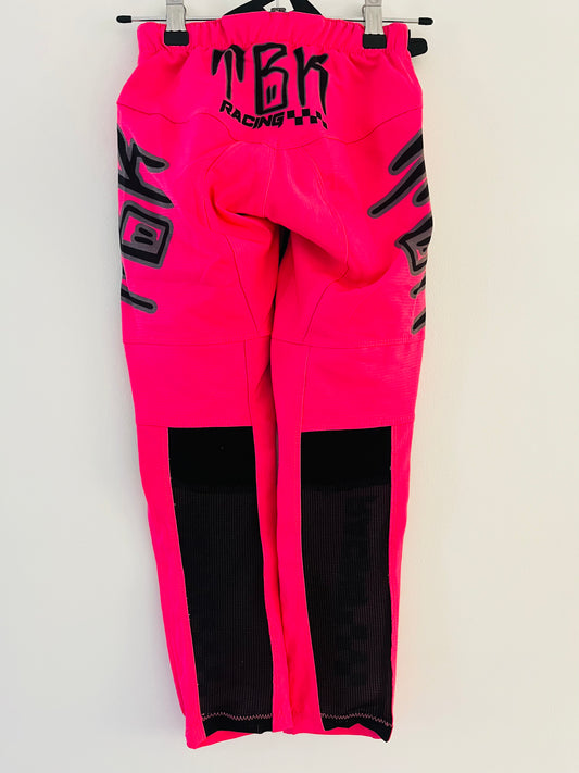 TBK Pink Sprocket Race Pants - Perfect Fit for Young Riders